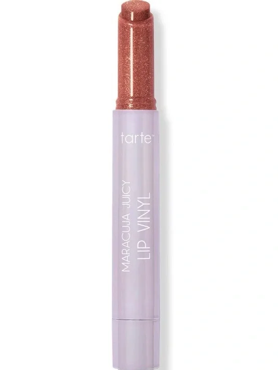 tarte Maracuja Juicy Lip Vinyl - shimmering cinnamon spice. .095 oz - Picture 3 of 11